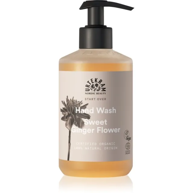 Urtekram Sweet Ginger Flower tekuté mýdlo na ruce s výtažky z aloe a zázvoru 300 ml