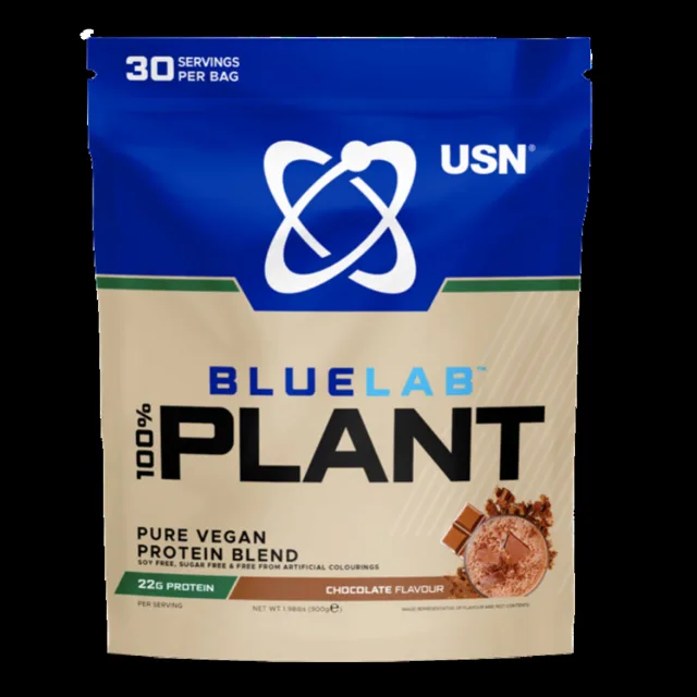 USN 100% Plant Protein 900g - jahoda