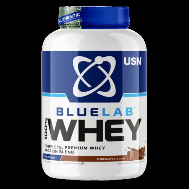 USN BlueLab 100% Whey Premium Protein 908g - čokoláda, karamel