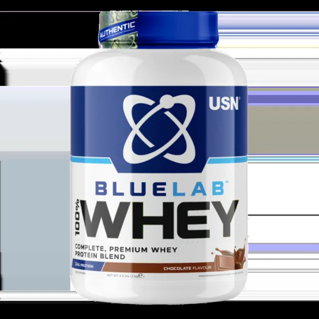 USN BlueLab 100% Whey Premium Protein 908g - karamelový popcorn