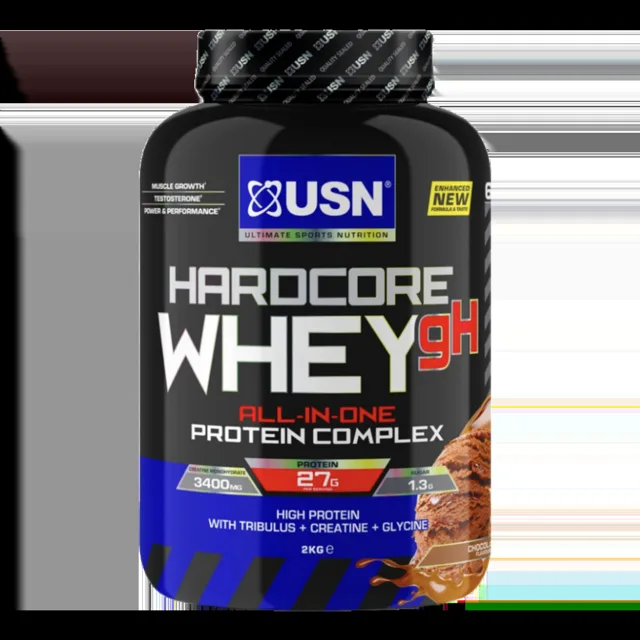 USN Hardcore Whey gH 908g - čokoláda