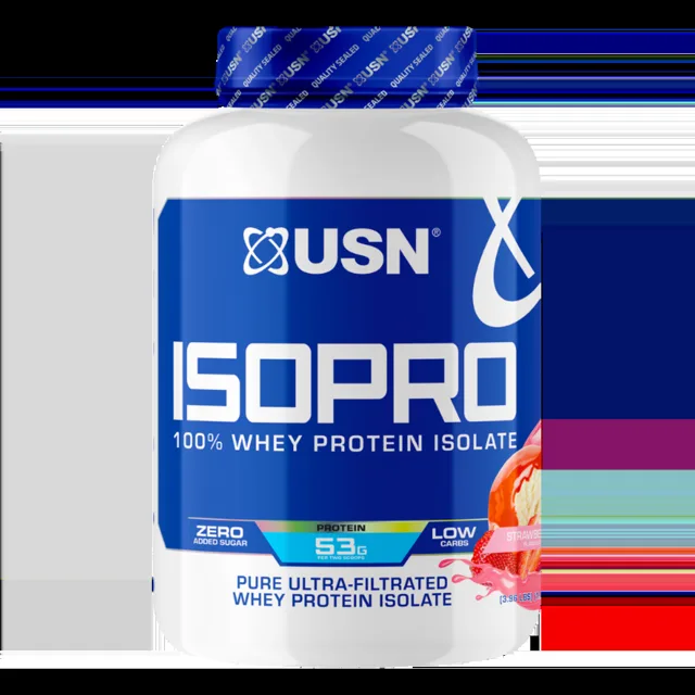 USN IsoPro Whey Protein Isolate 1800g - jahoda