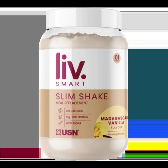 USN LivSMART Slim Shake 550g - vanilka