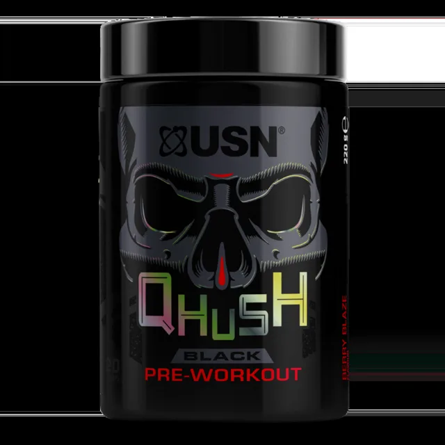 USN Qhush Black 220g - bobulový plamen