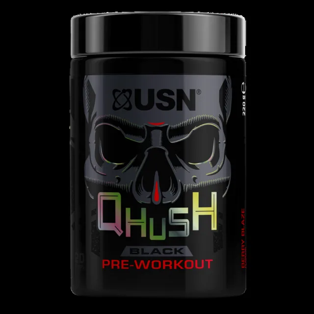 USN Qhush Black 220g - citron
