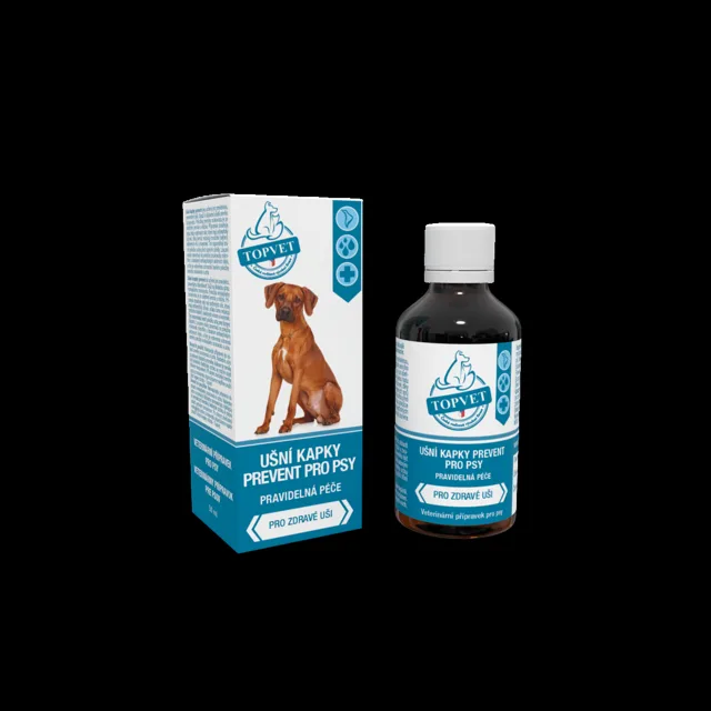 Ušní kapky Prevent pro psy – 50 ml – Green idea