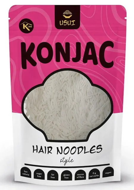 USUI Konjac, konjakové vlasové nudle v nálevu, 270 g