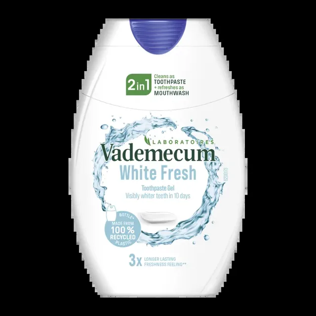 Vademecum Gelová zubní pasta 2v1 White Fresh 75 ml
