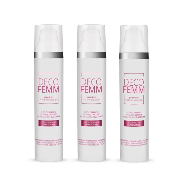 VALAVANI DecoFemm Zpevňující a formující gel na poprsí 3x100 ml