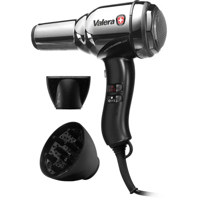 Valera Swiss Steel-Master Light fén na vlasy Chrome 1 ks