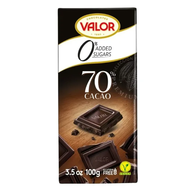 VALOR Čokoláda 70 % bez cukru 100 g