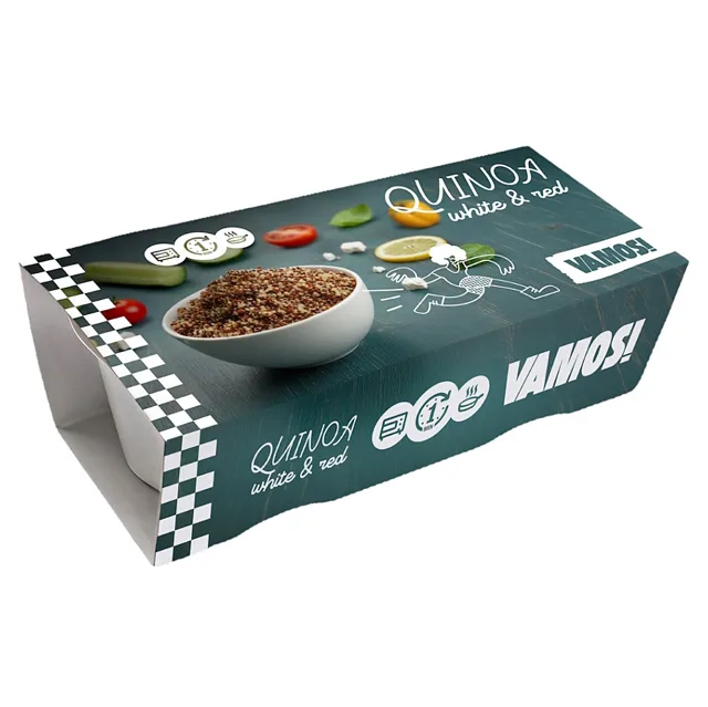 VAMOS! Bílá a červená quinoa s olivovým olejem 2 x 125 g