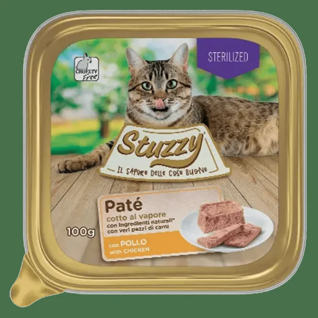 Vanička MISTER STUZZY pro sterilizované kočky kuřecí 100g
