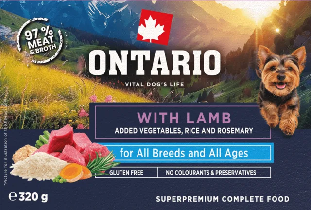 Vanička Ontario s jehněčím 320 g