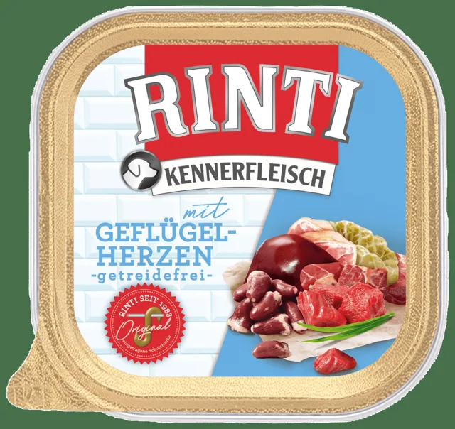 Vanička Rinti Kennerfleisch drůbeží srdíčka 300g