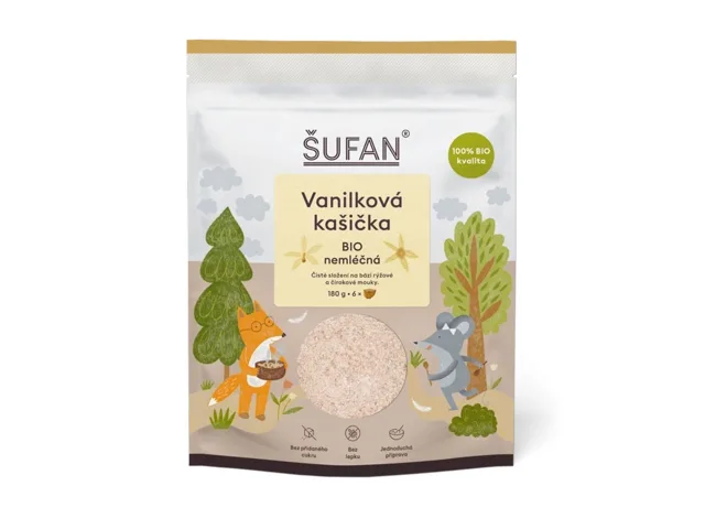 Vanilková kašička BIO nemléčná, 180 g