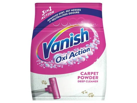 Vanish Oxi Action prášek na čištění koberců 650 g