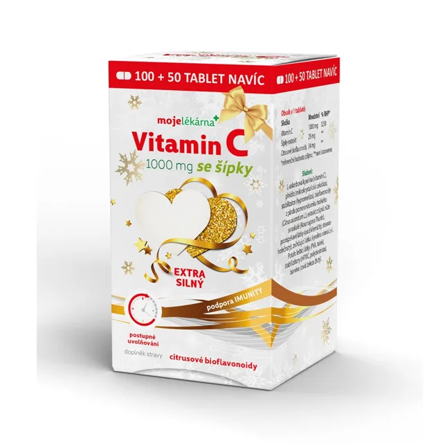 Vánoční balení ML Vitamín C 1000 mg se šípky tbl.100+50