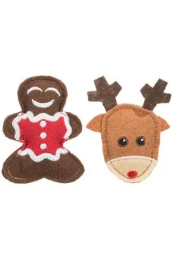 Vánoční Hračka Xmas Figure Set Sob Perníček 8cm Tr