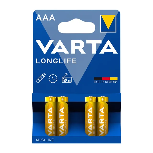 Varta Alkalické baterie Longlife AAA  4 ks