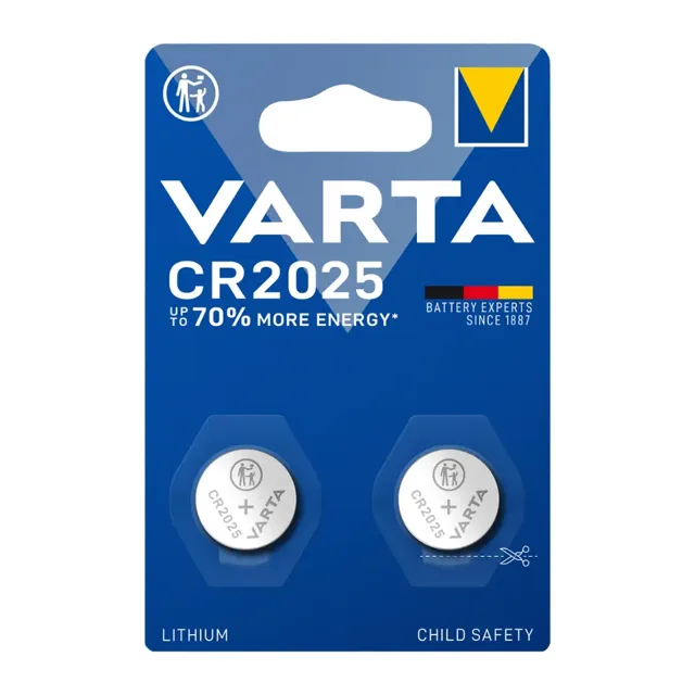 Varta CR2025 Lithium baterie  2 ks