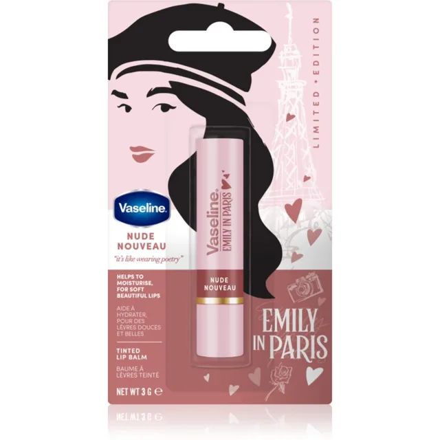 Vaseline Emily In Paris tónovací balzám na rty odstín Nude Nouveau 3 g