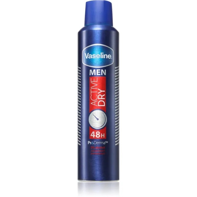 Vaseline Men Active Dry Antiperspirant antiperspirant ve spreji pro muže 250 ml