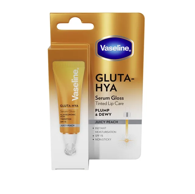 Vaseline Sérum na rty Gluta-Hya Serum Gloss 10 ml Juicy Peach