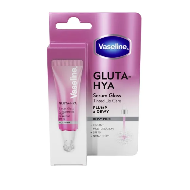 Vaseline Sérum na rty Gluta-Hya Serum Gloss 10 ml Rosy Pink