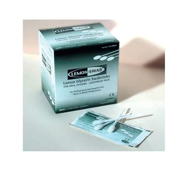Vatová tyčinka s glycerinem Lemon-Swab 15cm 75ks