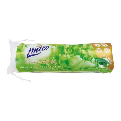 Vatové polštářky LINTEO PREMIUM Aloe vera 80ks