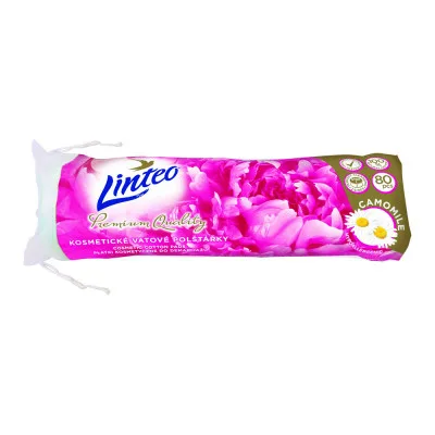Vatové polštářky LINTEO PREMIUM Heřmánek 80ks