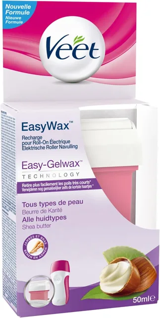 Veet Easywax Roll-On Electric Refill Náhradní voskový blok pro depilaci 50 ml