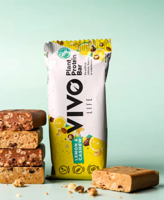 VEGAN Protein tyčinka VIVO LIFE - Kešu & Lemon (1ks)