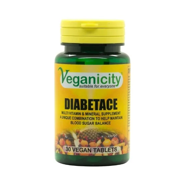 Veganicity DiabetACE - specializovaný multivitamin pro diabetiky 30 tablet
