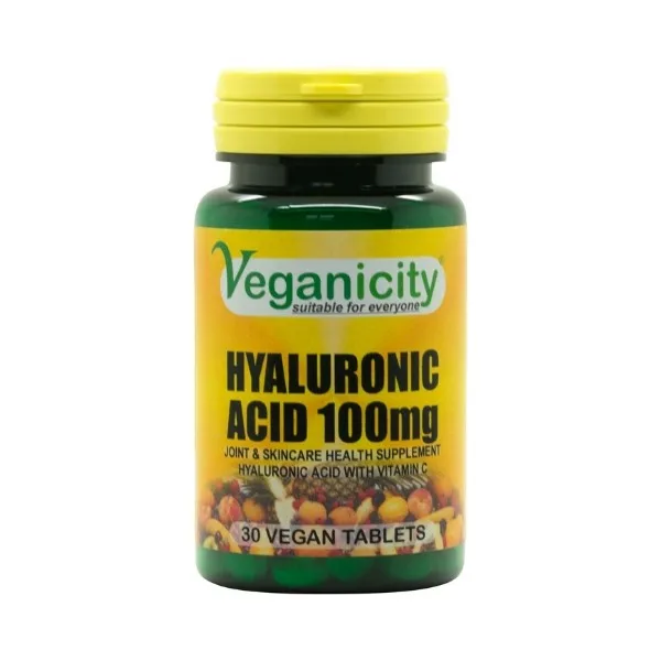 Veganicity Kyselina hyaluronová 100 mg, 30 tablet