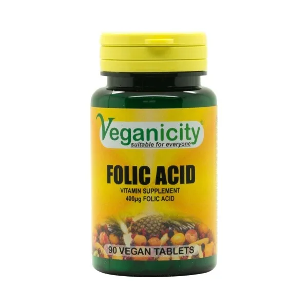 Veganicity Kyselina listová 400μg tabletky 90ks