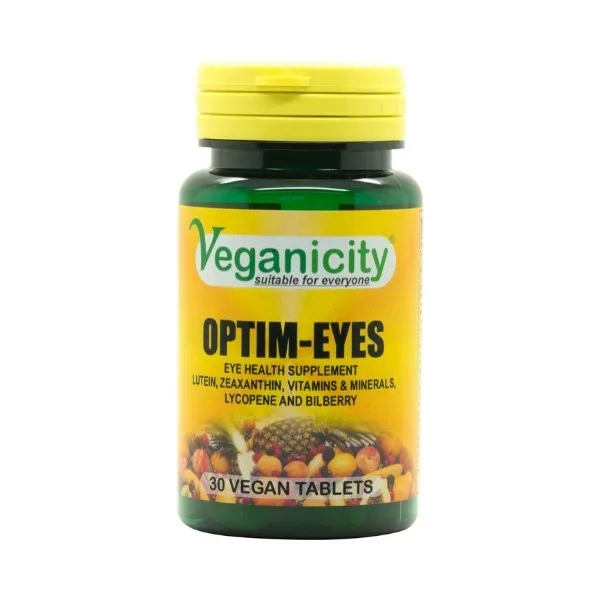 Veganicity Optim-Eyes – Oči a zrak, 30 tablet