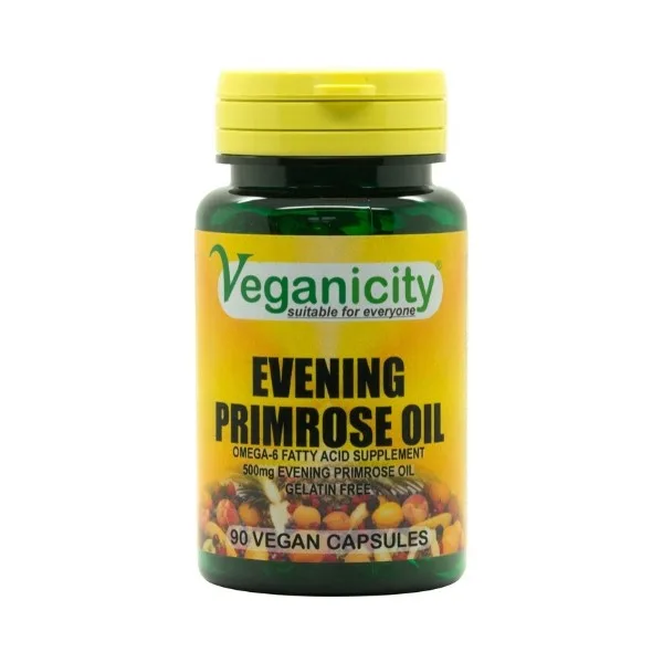 Veganicity Pupalkový olej 500mg, 90 kapslí