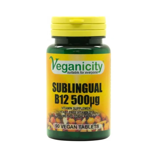 Veganicity SUBLINGUAL VITAMIN B12 500 µg 90 tablet