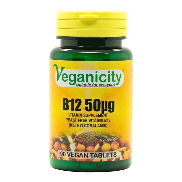 Veganicity Vitamín B12 (metylkobalamin) 50 µg, 90 vegan tablet