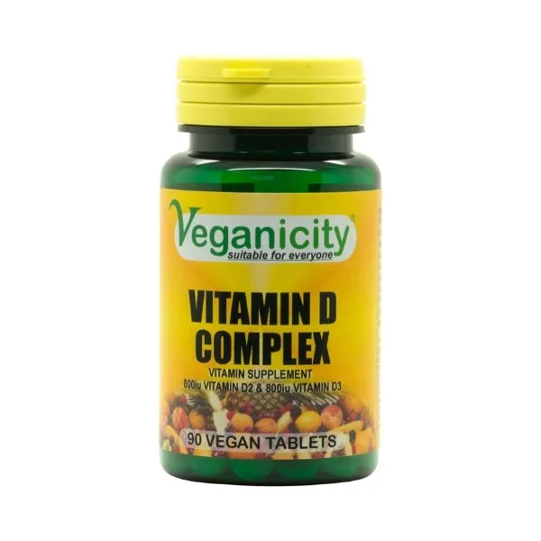 Veganicity Vitamin D komplex (1600iu) 90 vegan tablet
