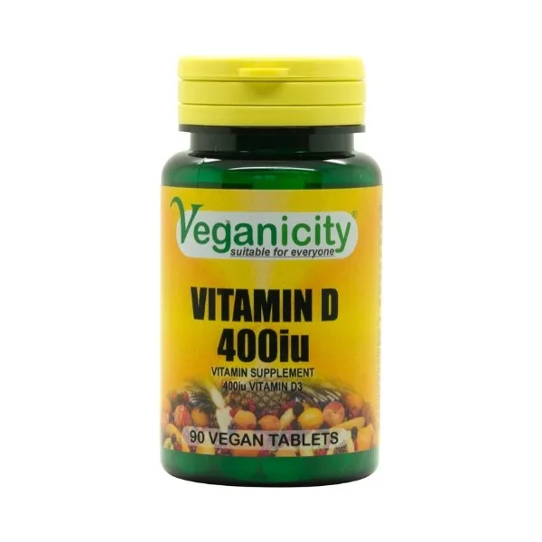Veganicity vitamín D3 400 IU, 90 vegan tablet