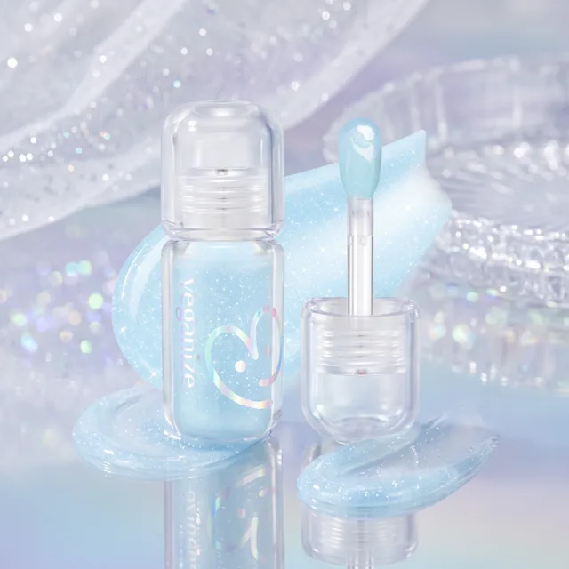 VEGANIZE - 4D Jewelshine Lip Oil Pearl Gloss 05 Milky Soda - Třpytivý olej na rty s perleťovým leskem - 4 g