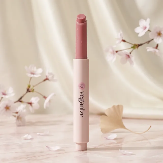 VEGANIZE - Collagen Lip Glass Balm 08. Dried Rose - Kolagenový balzám na rty - 1,8 g