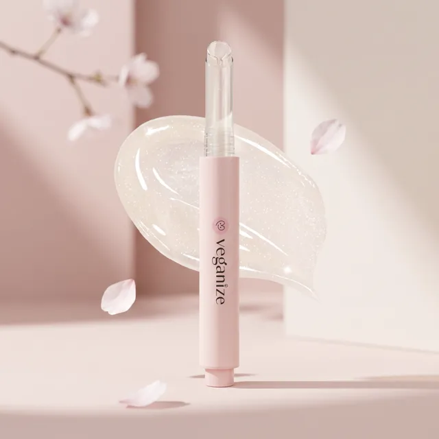 VEGANIZE - Collagen Lip Glass Balm 10. Champagne Gold - Kolagenový balzám na rty - 1,8 g