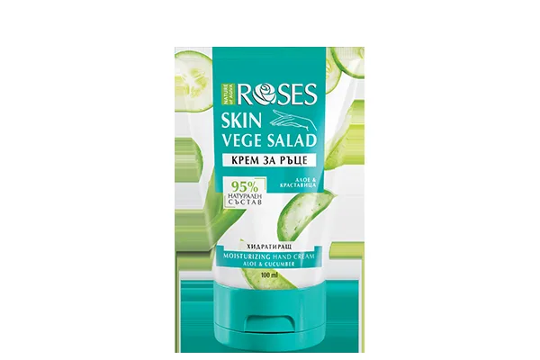VEGE SALAD – Hydratační krém na ruce s extraktem z okurky a aloe vera 100 ml - NATURE OF AGIVA