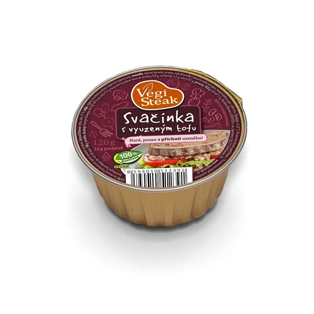 VEGI STEAK Svačinka s vyuzeným tofu 120 g