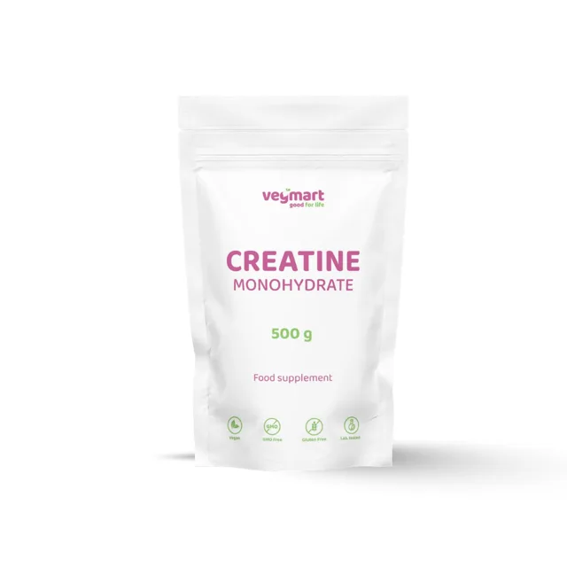 Vegmart Kreatin monohydrát, 500 g