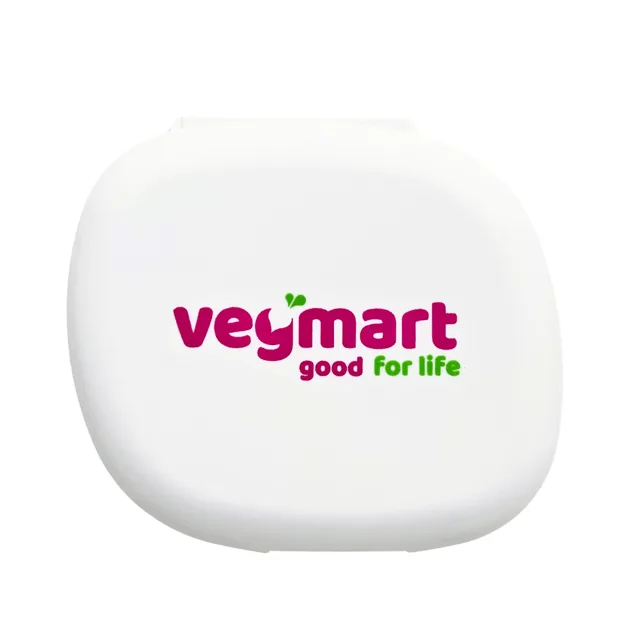 Vegmart PillBox – Zásobník na kapsle a tablety, bílý